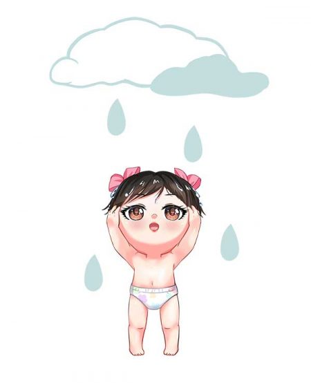 Margaux bébé - Gentle shampoo - Cute illustration